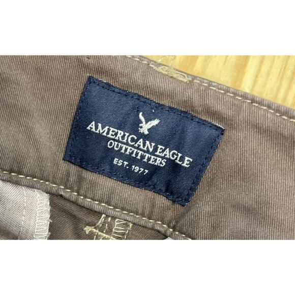 American Eagle Jeans Womens sz 2 Brown Denim Skinny Leg Low Rise 29x28 - Picture 4 of 6